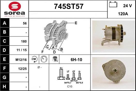 STARTCAR 745ST57 - Alternateur cwaw.fr