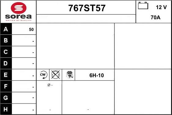 STARTCAR 767ST57 - Alternateur cwaw.fr