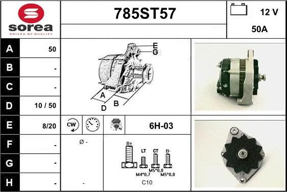 STARTCAR 785ST57 - Alternateur cwaw.fr