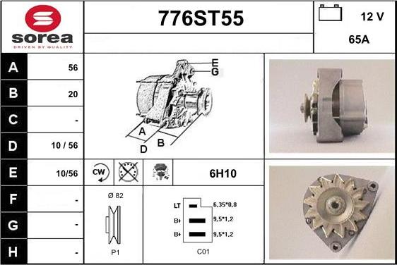 STARTCAR 776ST55 - Alternateur cwaw.fr