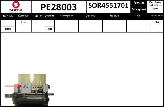 STARTCAR PE28003 - Pompe hydraulique, direction cwaw.fr