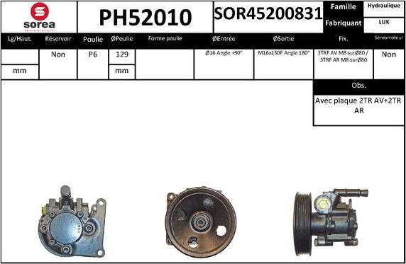 STARTCAR PH52010 - Pompe hydraulique, direction cwaw.fr