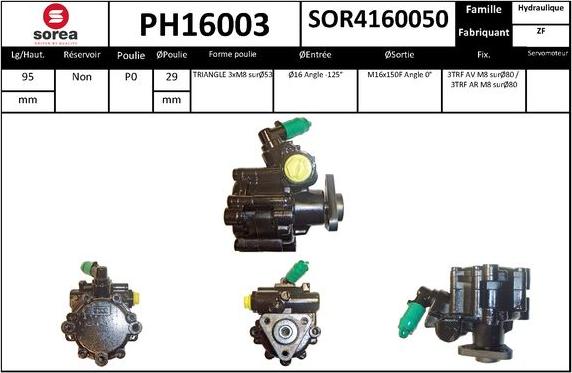 STARTCAR PH16003 - Pompe hydraulique, direction cwaw.fr