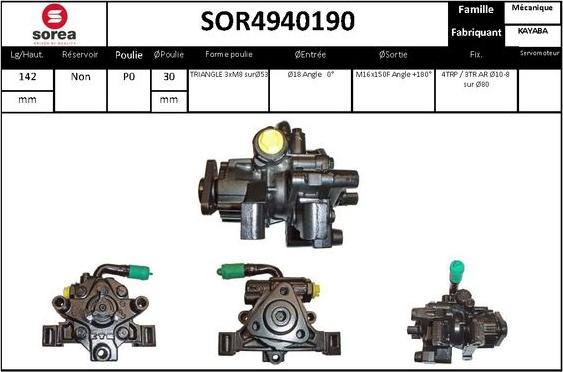 STARTCAR SOR4940190 - Pompe hydraulique, direction cwaw.fr