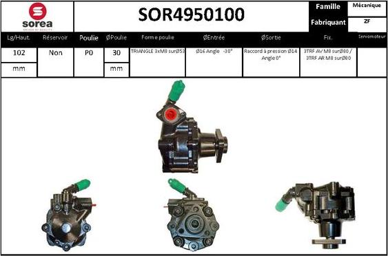 STARTCAR SOR4950100 - Pompe hydraulique, direction cwaw.fr