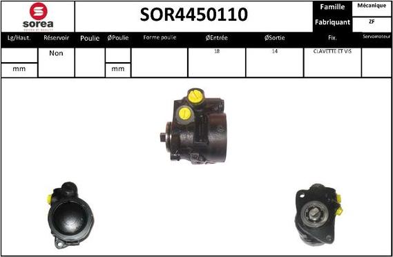 STARTCAR SOR4450110 - Pompe hydraulique, direction cwaw.fr