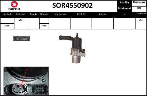 STARTCAR SOR4550902 - Pompe hydraulique, direction cwaw.fr