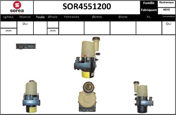 STARTCAR SOR4551200 - Pompe hydraulique, direction cwaw.fr