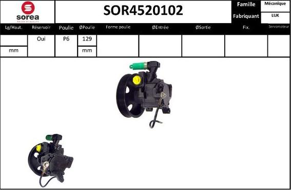 STARTCAR SOR4520102 - Pompe hydraulique, direction cwaw.fr