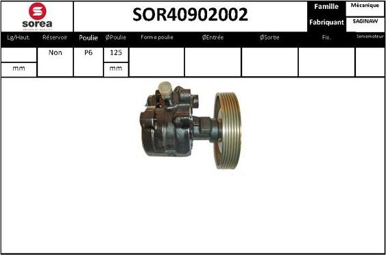 STARTCAR SOR40902002 - Pompe hydraulique, direction cwaw.fr