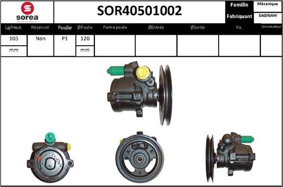 STARTCAR SOR40501002 - Pompe hydraulique, direction cwaw.fr