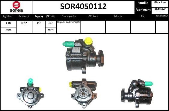 STARTCAR SOR4050112 - Pompe hydraulique, direction cwaw.fr