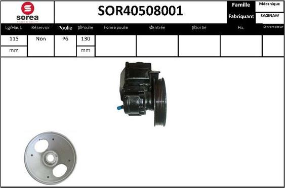 STARTCAR SOR40508001 - Pompe hydraulique, direction cwaw.fr