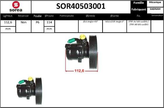 STARTCAR SOR40503001 - Pompe hydraulique, direction cwaw.fr