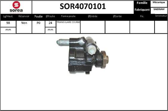 STARTCAR SOR4070101 - Pompe hydraulique, direction cwaw.fr