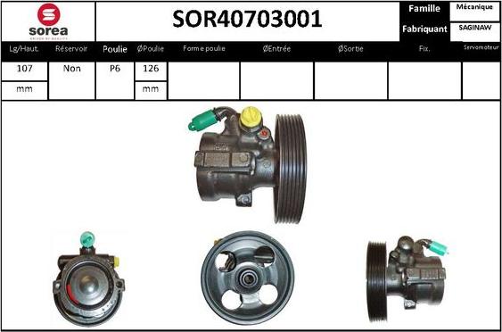 STARTCAR SOR40703001 - Pompe hydraulique, direction cwaw.fr