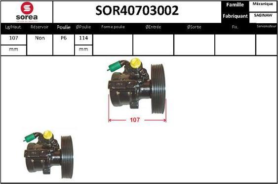 STARTCAR SOR40703002 - Pompe hydraulique, direction cwaw.fr