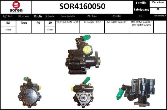 STARTCAR SOR4160050 - Pompe hydraulique, direction cwaw.fr