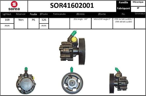 STARTCAR SOR41602001 - Pompe hydraulique, direction cwaw.fr