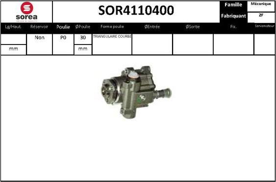 STARTCAR SOR4110400 - Pompe hydraulique, direction cwaw.fr