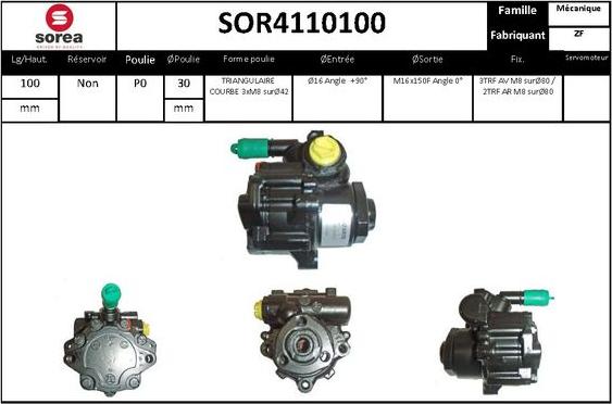 STARTCAR SOR4110100 - Pompe hydraulique, direction cwaw.fr