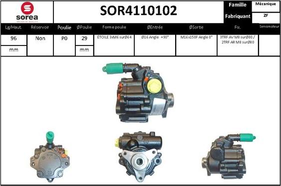 STARTCAR SOR4110102 - Pompe hydraulique, direction cwaw.fr