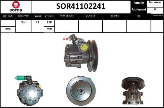 STARTCAR SOR41102241 - Pompe hydraulique, direction cwaw.fr