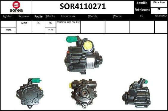 STARTCAR SOR4110271 - Pompe hydraulique, direction cwaw.fr