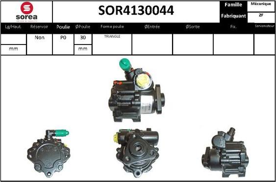 STARTCAR SOR4130044 - Pompe hydraulique, direction cwaw.fr