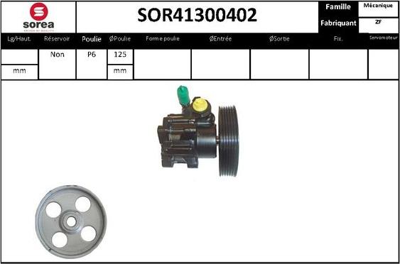 STARTCAR SOR41300402 - Pompe hydraulique, direction cwaw.fr