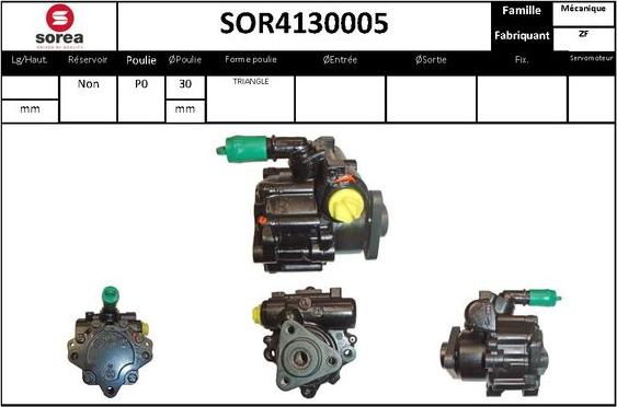 STARTCAR SOR4130005 - Pompe hydraulique, direction cwaw.fr