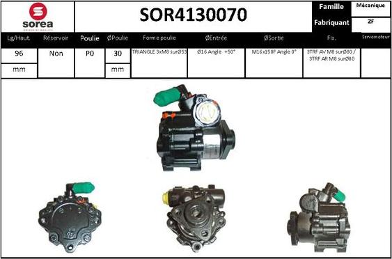 STARTCAR SOR4130070 - Pompe hydraulique, direction cwaw.fr