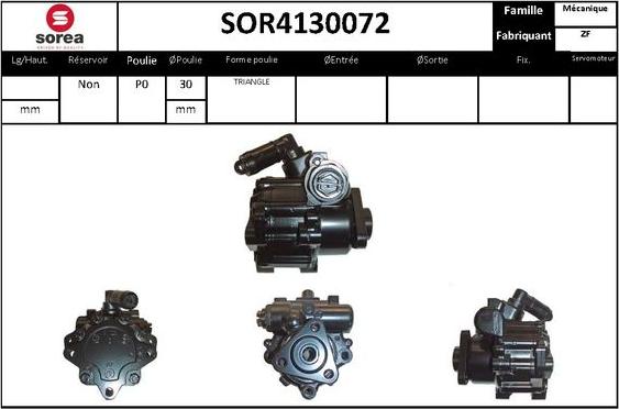 STARTCAR SOR4130072 - Pompe hydraulique, direction cwaw.fr