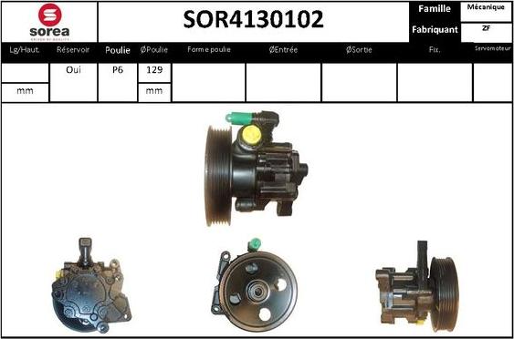 STARTCAR SOR4130102 - Pompe hydraulique, direction cwaw.fr