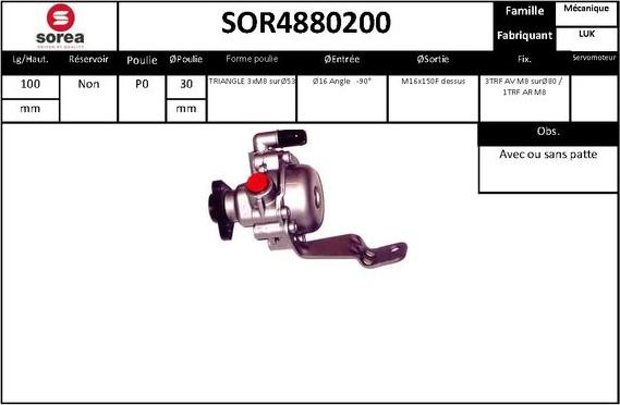 STARTCAR SOR4880200 - Pompe hydraulique, direction cwaw.fr