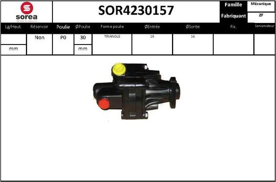 STARTCAR SOR4230157 - Pompe hydraulique, direction cwaw.fr