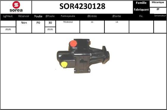 STARTCAR SOR4230128 - Pompe hydraulique, direction cwaw.fr