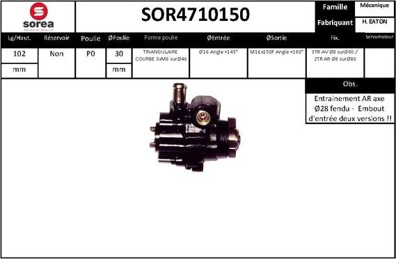 STARTCAR SOR4710150 - Pompe hydraulique, direction cwaw.fr