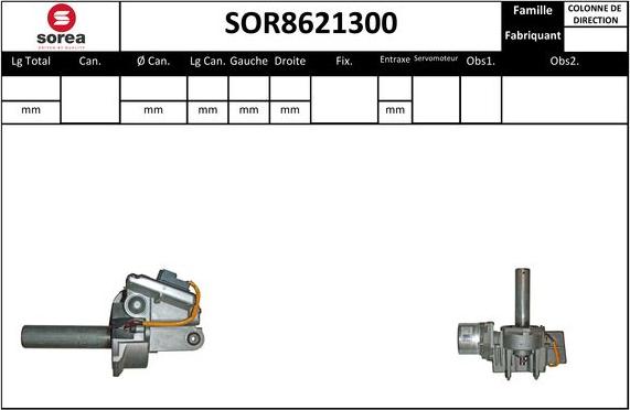 STARTCAR SOR8621300 - Colonne de direction cwaw.fr