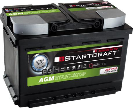 STARTCRAFT AGM ST70 - Batterie de démarrage cwaw.fr