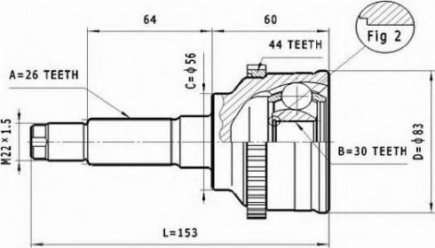 Statim C.480 - Jeu de joints, arbre de transmission cwaw.fr