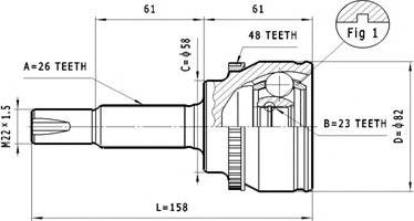 Statim C.595 - Jeu de joints, arbre de transmission cwaw.fr