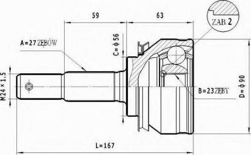 Statim C.506 - Jeu de joints, arbre de transmission cwaw.fr