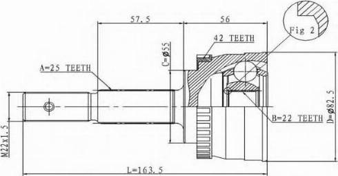 Statim C.525 - Jeu de joints, arbre de transmission cwaw.fr