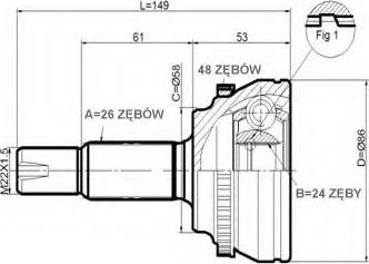 Statim C.576 - Jeu de joints, arbre de transmission cwaw.fr