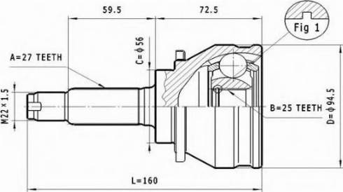 Statim C.604 - Jeu de joints, arbre de transmission cwaw.fr