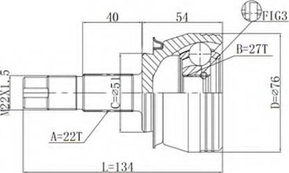 Statim C.141 - Jeu de joints, arbre de transmission cwaw.fr