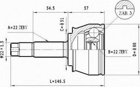 Statim C.150 - Jeu de joints, arbre de transmission cwaw.fr