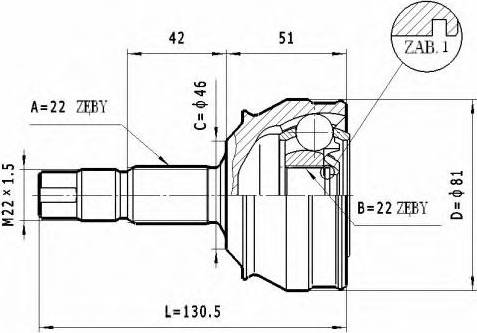 Statim C.169 - Jeu de joints, arbre de transmission cwaw.fr