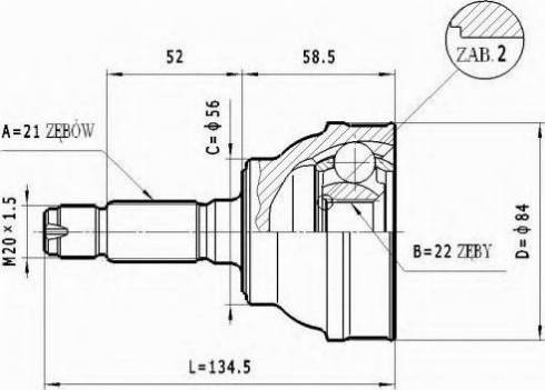 Statim C.100 - Jeu de joints, arbre de transmission cwaw.fr